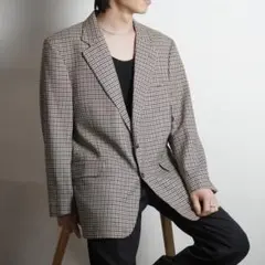 Aquascutum シングルテーラードジャケット ブラウン系/DW42