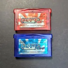 【ソフト単品】ポケットモンスター　ルビー・サファイア　2点セット　動作確認済み
