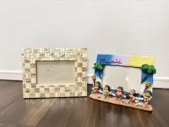 フォトフレーム2点、ハワイ、貝殻