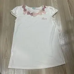ТОССА半袖Tシャツ　リボン付きトップス160サイズ