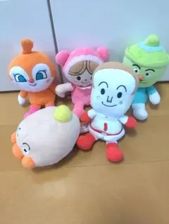 アンパンマン ぷりちぃビーンズ ぬいぐるみ5体セット