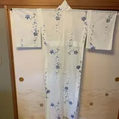 ポリエステル絽夏物小紋長着