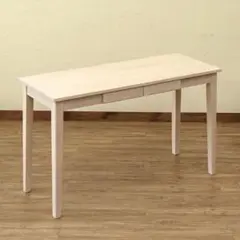 木製テーブル 120×45☆ホワイトウォッシュ