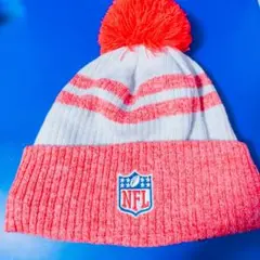 アメリカ　USA 限定　NEW ERA ニューエラ　ニット帽　赤