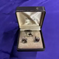 JALDAN シルバー スクエアカフス ケース付き