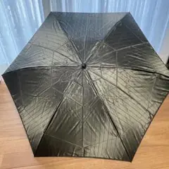 美品　イヴサンローラン　雨傘　折り畳み傘　カサンドラ　ダークグリーン