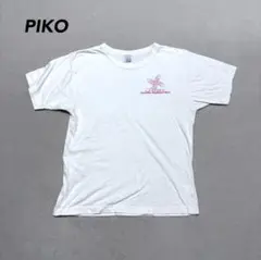 【ピコ】ロゴプリントTシャツ 白 ホワイト M レディース 綿100