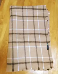 ZARA ザラ ベージュ チェック柄 マフラー