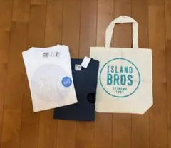 【新品未使用】ISLAND BROTHERS Tシャツ2枚セット　白&紺