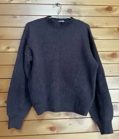 URBAN RESEARCH 長袖ニットセーター　紫色