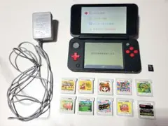 美品 New ニンテンドー 2DS LL レッド マリオカート エディション