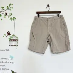 ユニクロ /チノショートパンツ メンズM ベージュ ショートパンツ