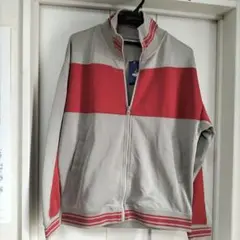 SPOC STORE グレー/レッド ジャージジャケット M