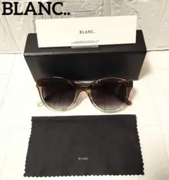 409【希少 美品】BLANC.ブラン サングラス B0025 純正ケース付