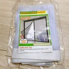 網戸 カーテン 虫除けネット 取り付け簡単 白 防虫