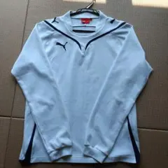 Puma ホワイト メッシュ 長袖シャツ