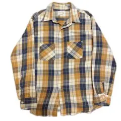 BIG MAC/ビックマック/ネルシャツ/ヘビーウェイト/70s/XL