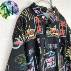 新品　未使用　チャイナ　中華　アロハ　シャツ　メンズ　チュウカタベタイ　中国