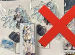 ホロライブ×GiGO 放課後のねぽらぼ アクリルスタンド 雪花ラミィ