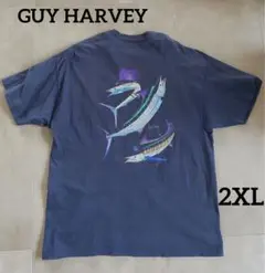 ヴィンテージ 00年代　GUY HARVEY ポケットTシャツ 2XL