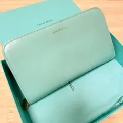 美品 ティファニー 長財布