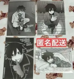桃源暗鬼 イラストペーパー 15巻 16巻 17巻 22巻 特典 （赤） 淀川