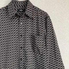 【平成レトロ】GILDASアートシャツ 古着 総柄　M