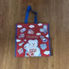コストコ ショッピングバッグ くま　赤色