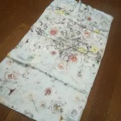 未使用 サルヴァトーレ フェラガモ 花柄 ショール シルク100%