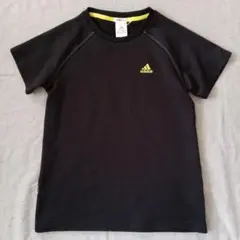 アディダス 半袖Tシャツ ジュニア サイズL ブラック スポーツウエア