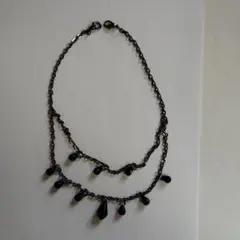 ブラック チェーン ネックレス