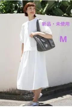 【新品・未使用】しまむら　シーズンリーズンドッキングワンピース Mサイズ