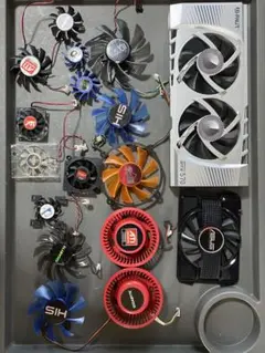 PC冷却ファン17個セット ジャンク扱い GPU/CPU用◎ 1