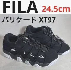 新品未使用　タグ付き　フィラ　バリケードXT97 ブラック　24.5cm