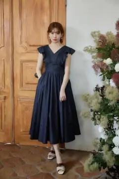 ワンピース HER LIP TO Eternal Lace Trimmed Dress herlipto 𝖢𝗈𝗆𝗂𝗇𝗀 𝗍𝗈 𝗒𝗈𝗎 𝗌𝗈𝗈𝗇