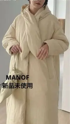 定価28,600円 新品 MANOF マノフ トレンチコート ダウンジャケット MANOF（マノフ）の「BASIC SHORT DOWN COAT（ダウンジャケット