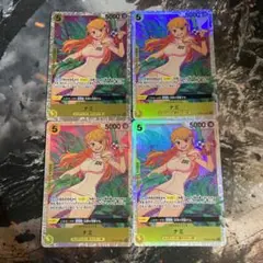 ワンピースカード ナミ SR 4枚 二つの伝説