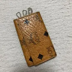 MCM ブラウンレザーキーケース
