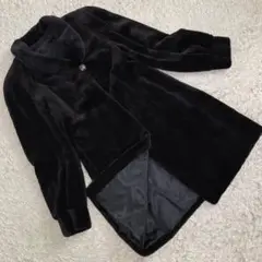 美品✨ サガミンク シェアードミンク 毛皮 ロングコート ミンクファー