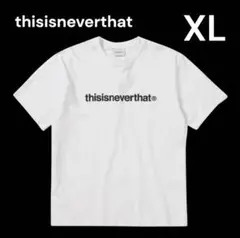 【韓国限定】thisisneverthat ロゴTシャツXL／ホワイト