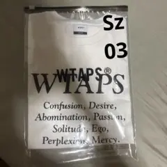 WTAPS Containing 01 / SS / Cotton "White