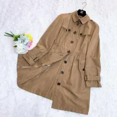 極美品✨バーバリーロンドン シングル トレンチコート ノバチェック 40