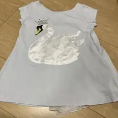 MONNALISA 白鳥プリント チュニック 8A