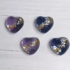 【008】レジン　パーツ　カボション　4個セット
