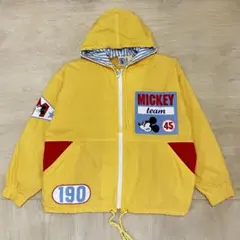 ディズニー ミッキーマウス レディース フード付きジップアップジャケット90年代