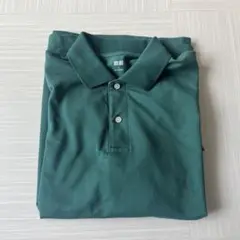 UNIQLO ドライカノコポロシャツ　Lサイズ　グリーン