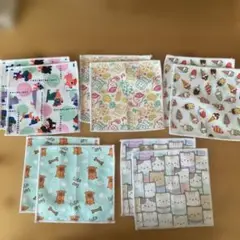 ミニハンカチセット　10枚(5種類2枚づつ)