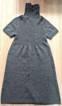 美品 RULE ニットワンピース 半袖 Ｌ