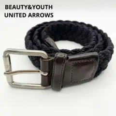 BEAUTY&YOUTH UNITED ARROWS ベルト メッシュ ネイビー