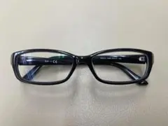 レイバン　ブラック スクエアメガネ
